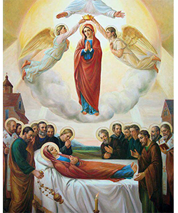 عروج حضرت مریم به آسمان