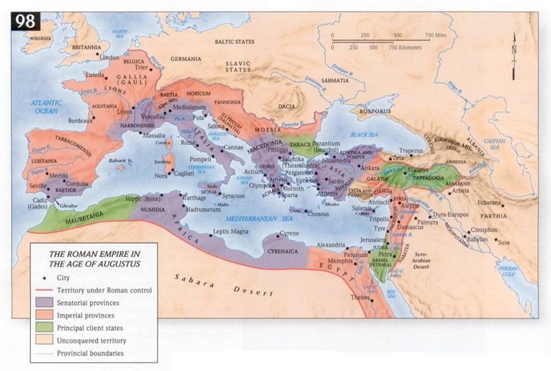 امپراطوری رم در زمان اوگوست